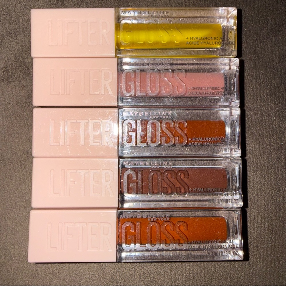 Maybelline New York Hyaluronic Acid Lifter 5 Gloss Collection 026-030 Shades NEW